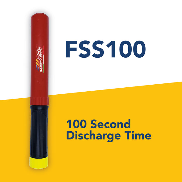 Fire Safety Stick FSS100 Discharge Time