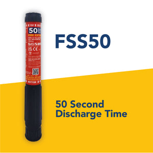 Fire Safety Stick FSS50 Discharge Time