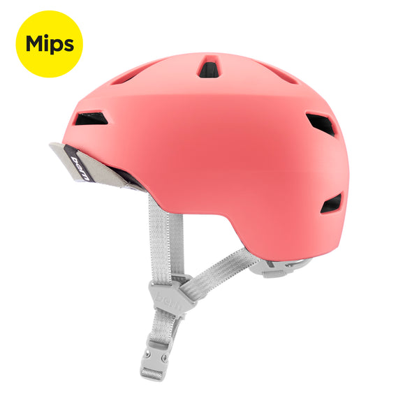 Bern Nino 2.0 MIPS Kids Bike Helmet - Matte Grapefruit