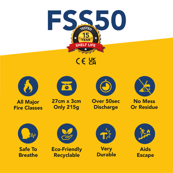 Fire Safety Stick FSS50 Key Details