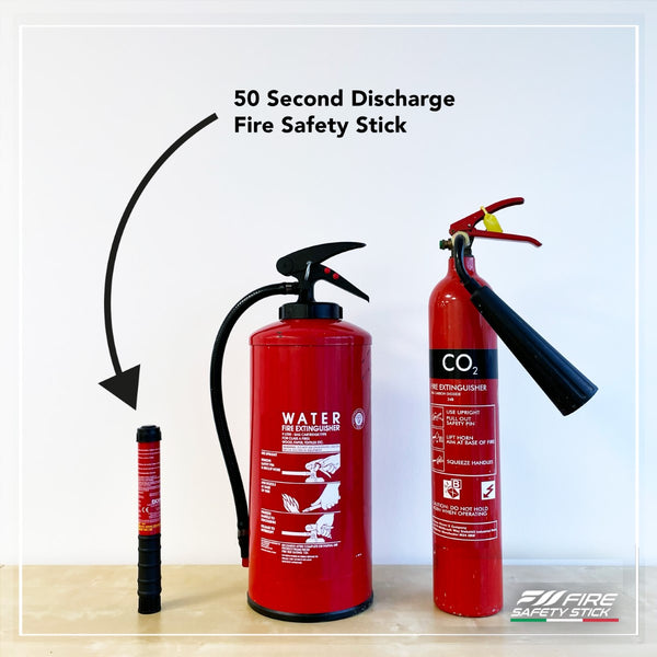 Fire Safety Stick - Size Comparison